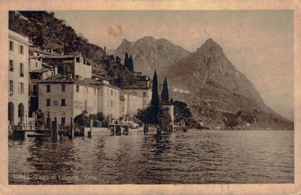 Lago di Lugano. Oria Vorderseite