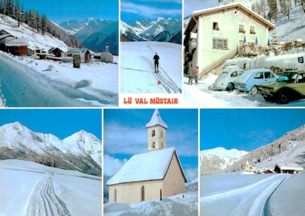 Pension Hirschen Lü, Val Müstair Vorderseite