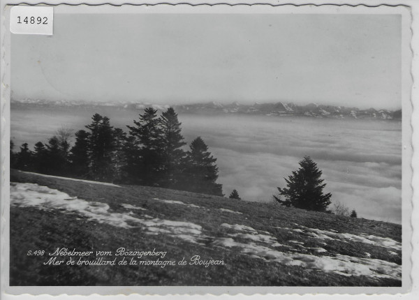 Nebelmeer vom Bözingenberg - Mer de brouillard de la montagne de Boujean