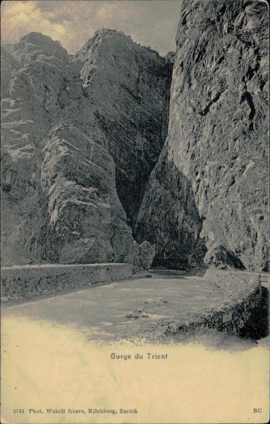 Gorge du Trient  Vorderseite