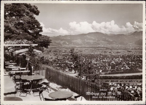 Walzenhausen, Meldegg, mit Blick ins Vorarlberg