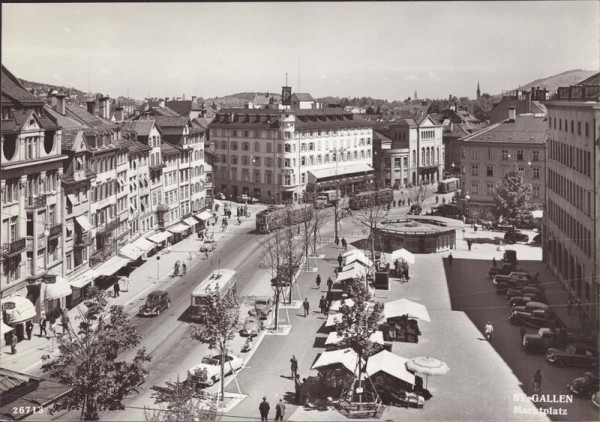 St. Gallen, Marktplatz Vorderseite