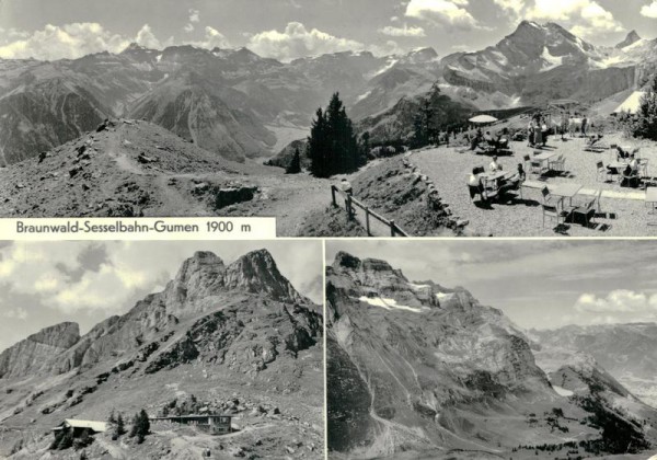 Braunwald-Sesselbahn-Gumen Vorderseite