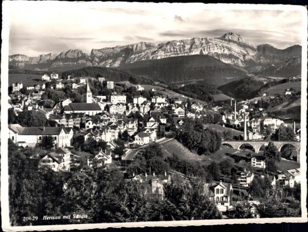 Herisau mit Säntis Vorderseite