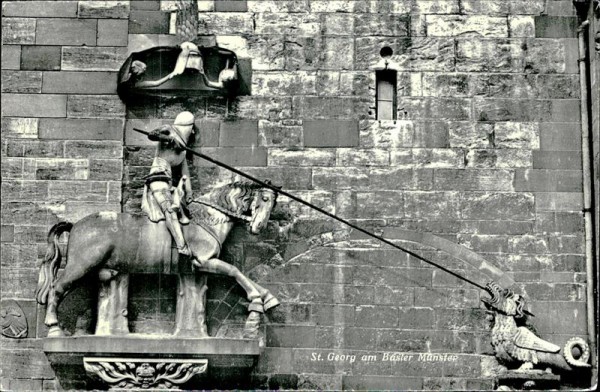 St.Georg am Basler Münster Vorderseite