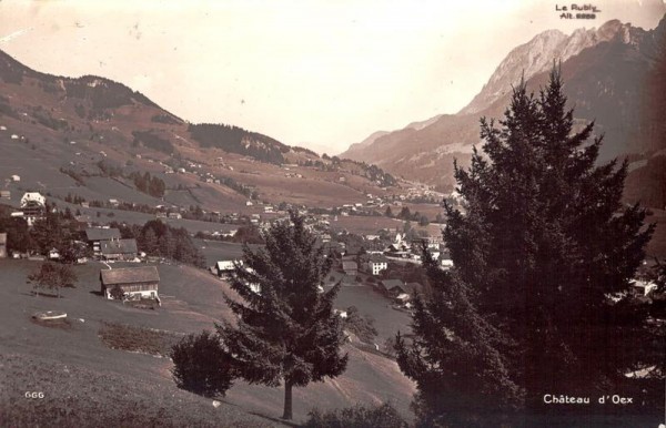 Chateau d'Oex Vorderseite