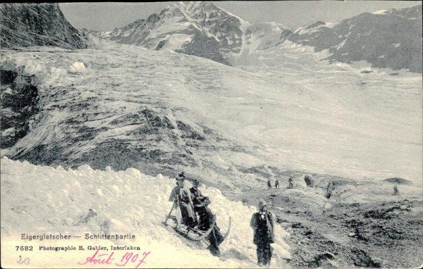 Eigergletscher - Schlittenpartie Vorderseite
