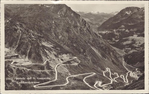 Gotthardpass Vorderseite