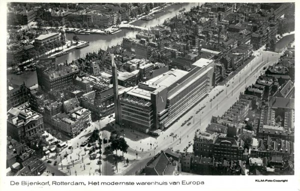 Rotterdam, De Bijenkorf Vorderseite