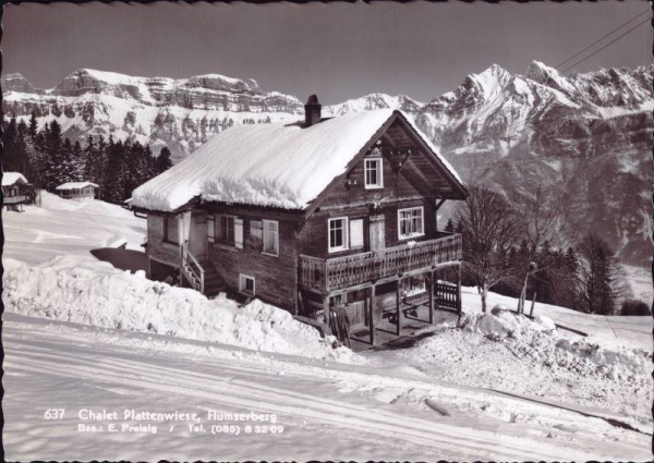 Chalet Plattenwiese - Flumsberg