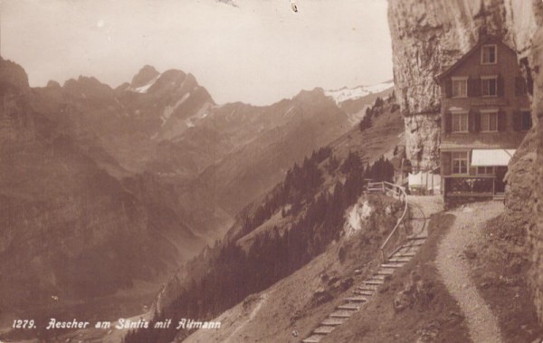 Aescher am Säntis mit Altmann