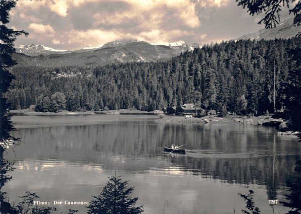 Flims; Der Caumasee Vorderseite