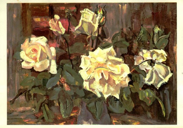 Weisse Rosen, R. Wettstein Vorderseite