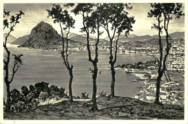 Lugano e Monte S.Salvatore Vorderseite