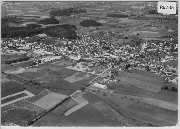 Flugaufnahme Hochdorf - Swissair Photo