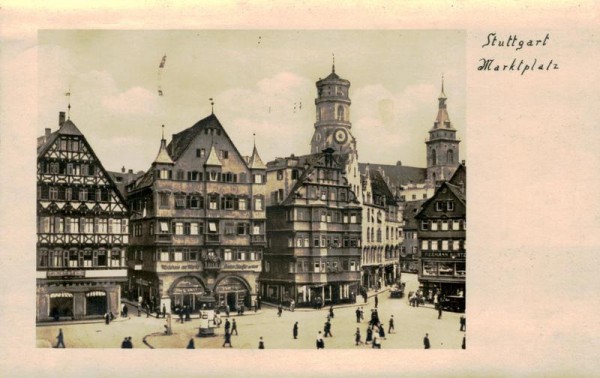 Stuttgart, Marktplatz Vorderseite