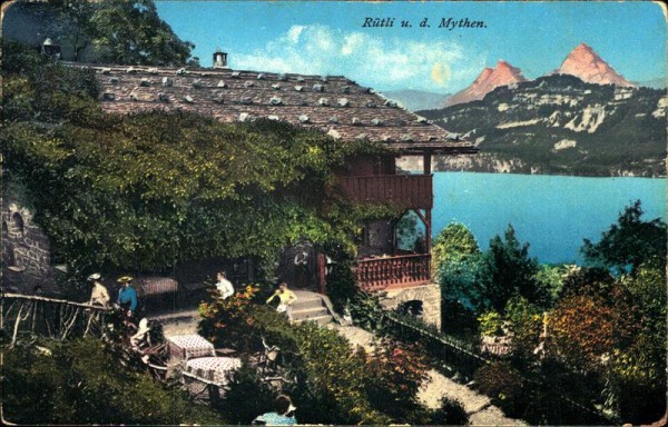 Rütli und die Mythen. Vorderseite