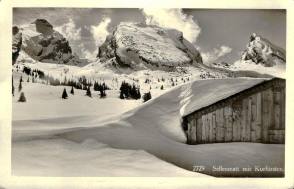 Sellamatt mit Churfirsten Vorderseite