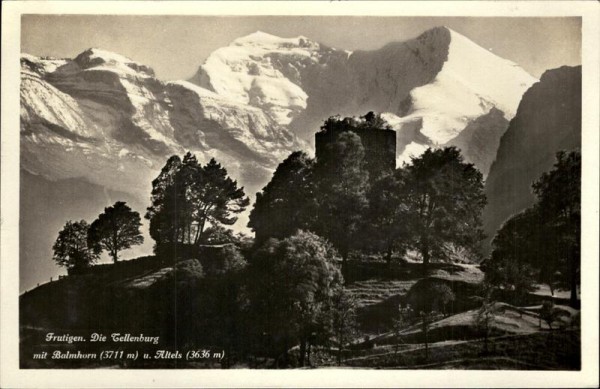 Die Tellenburg (Frutigen) Vorderseite