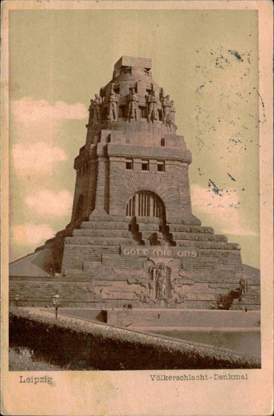 Völkerschlachtdenkmal (Leipzig) Vorderseite