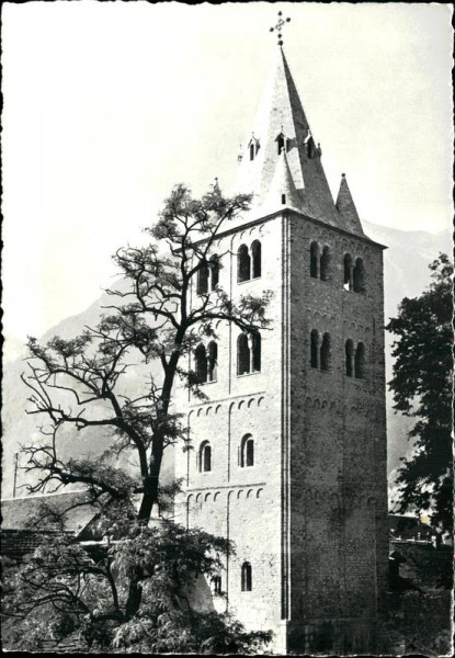 Abbatiale de Saint-Maurice VS. Vorderseite