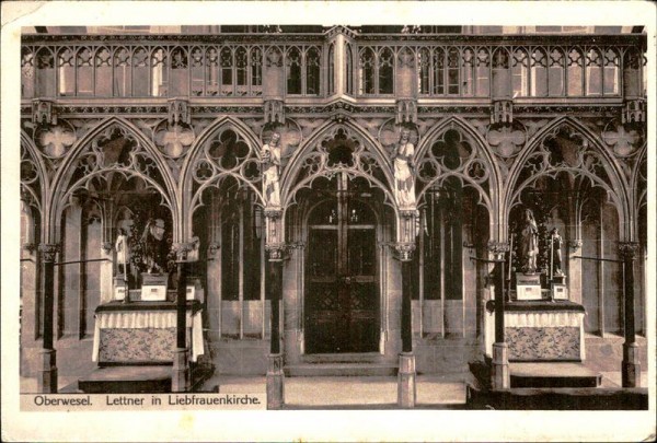 Oberwesel - Lettner in Liebfrauenkirche Vorderseite