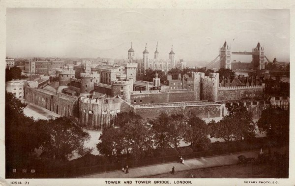 Tower and Tower Bridge (London) Vorderseite