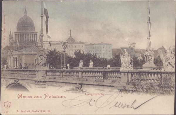 Potsdam, Langebrücke Vorderseite