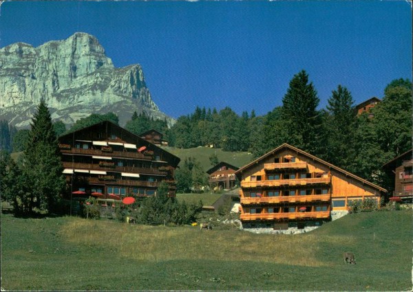 Braunwald, Haus Bergfrieden Vorderseite