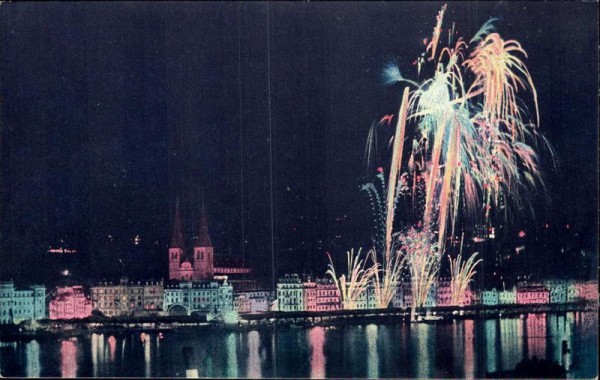 Luzern bei Nacht Vorderseite
