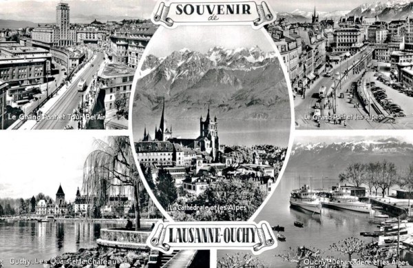 Lausanne-Ouchy, Les Quais et le Château Vorderseite
