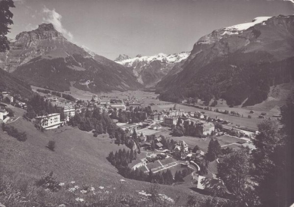 Engelberg mit Hahnen, Spannörter und Titlis Vorderseite