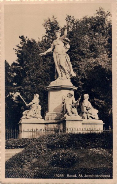 Basel. St. Jacobdenkmal Vorderseite