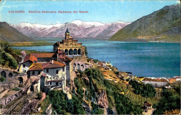 Locarno. Basilica-Santuario Madonna del Sasso Vorderseite