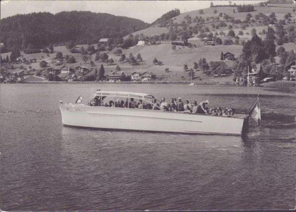 Oberägeri, Motorboot Aegeri Vorderseite