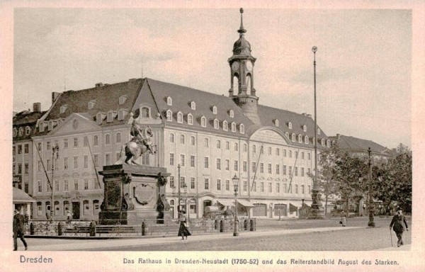 Neues Rathaus (Dresden) Vorderseite