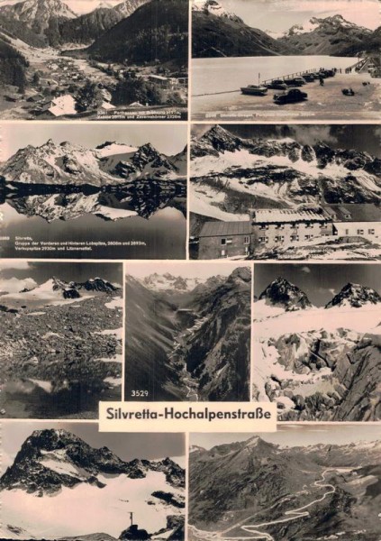 Silvretta-Hochalpenstrasse Vorderseite