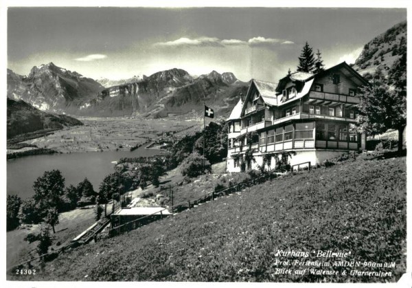 Amden, Kurhaus"Bellevue" Vorderseite