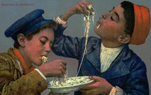 Mangiatori di Maccheroni Vorderseite