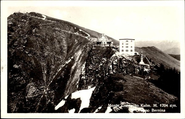 Monte Generoso Kulm Vorderseite