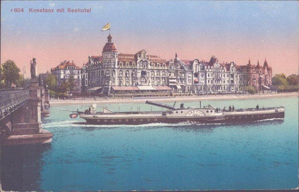 Konstanz, Seehotel, Neptun Vorderseite