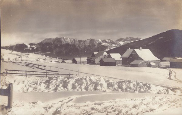 Wildhaus mit den Vorarlbergen