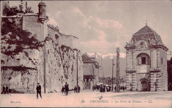 Grenoble - La Porte de France Vorderseite