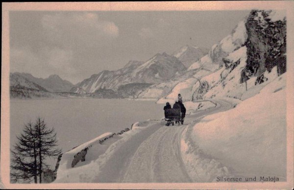 Silsersee und Maloja Vorderseite