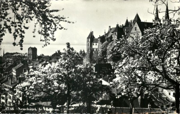 Château de Neuchâtel Vorderseite