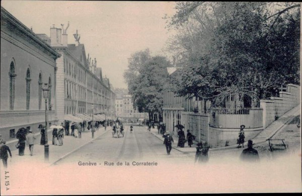 Genève, Rue de la Corraterie Vorderseite
