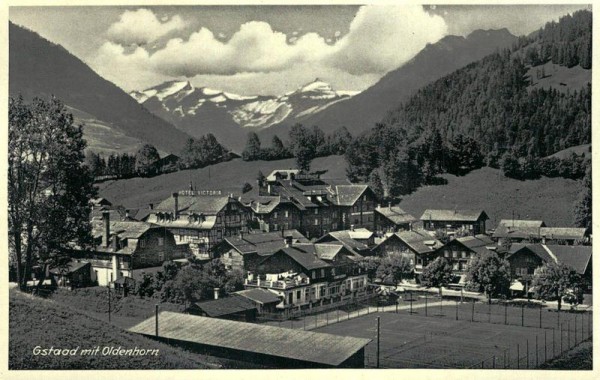 Gstaad mit Oldenhorn Vorderseite