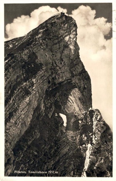 Pilatus, Tomlishorn. 1934 Vorderseite