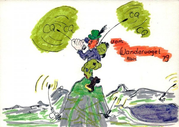QSL- Karte, Wandervogel 79-1, Brugg Vorderseite