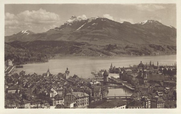 Luzern und Rigi Vorderseite